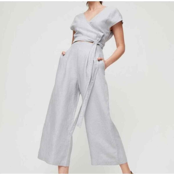 Aritzia Wilfred Brax linen jumpsuit - Picture 2 of 7